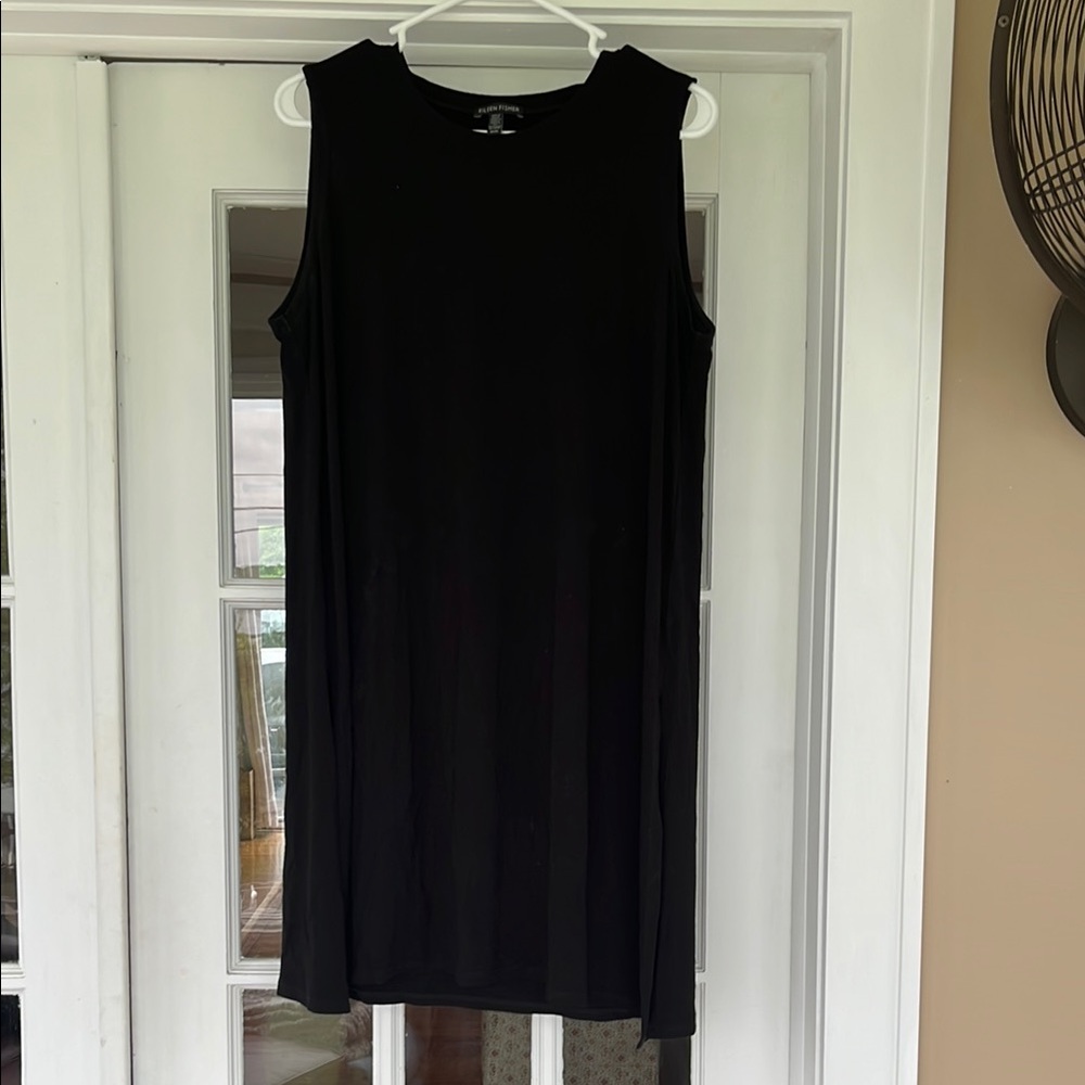 Eileen Fisher Black Sleeveless Dress